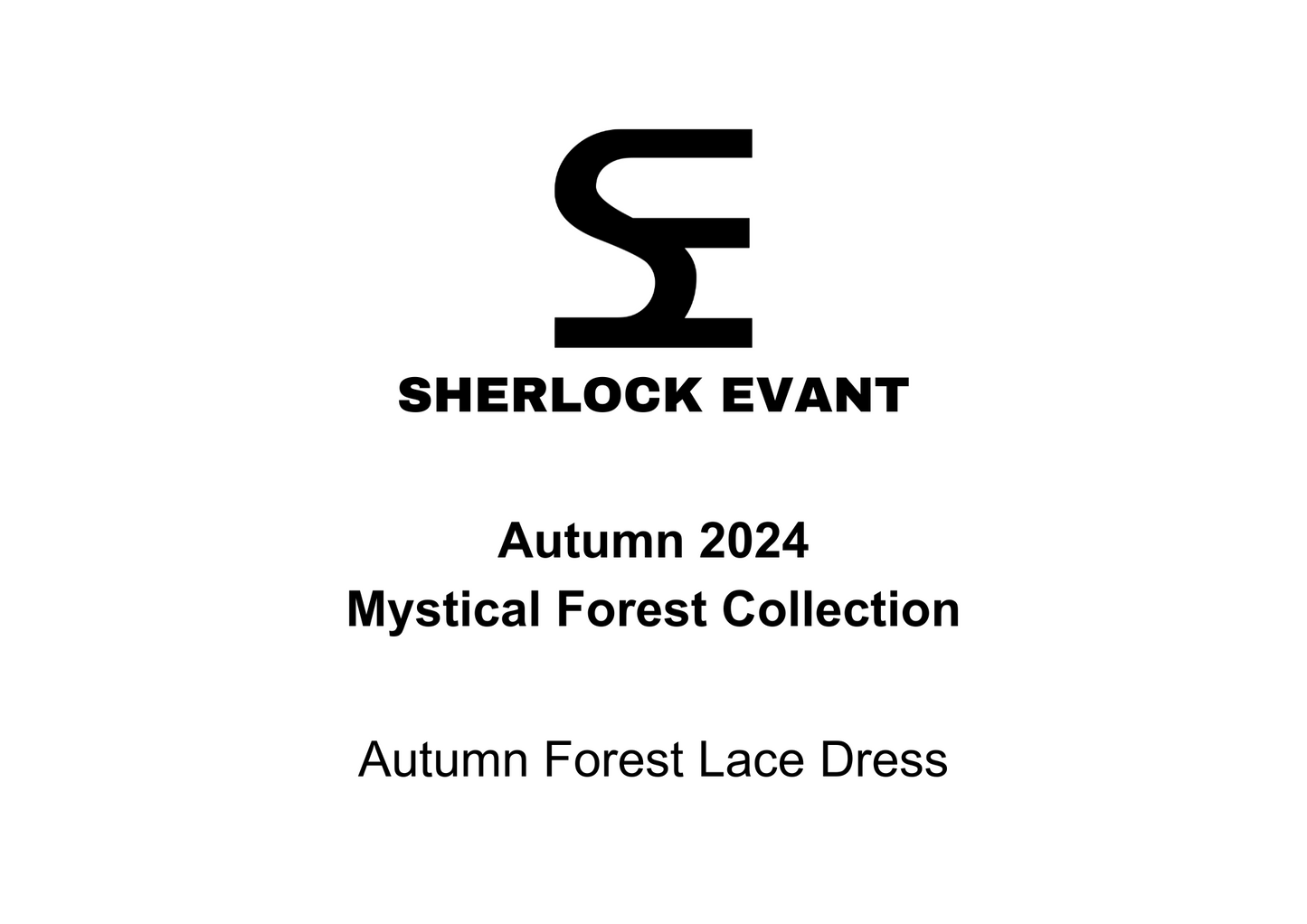 Autumn Forest Lace Dress