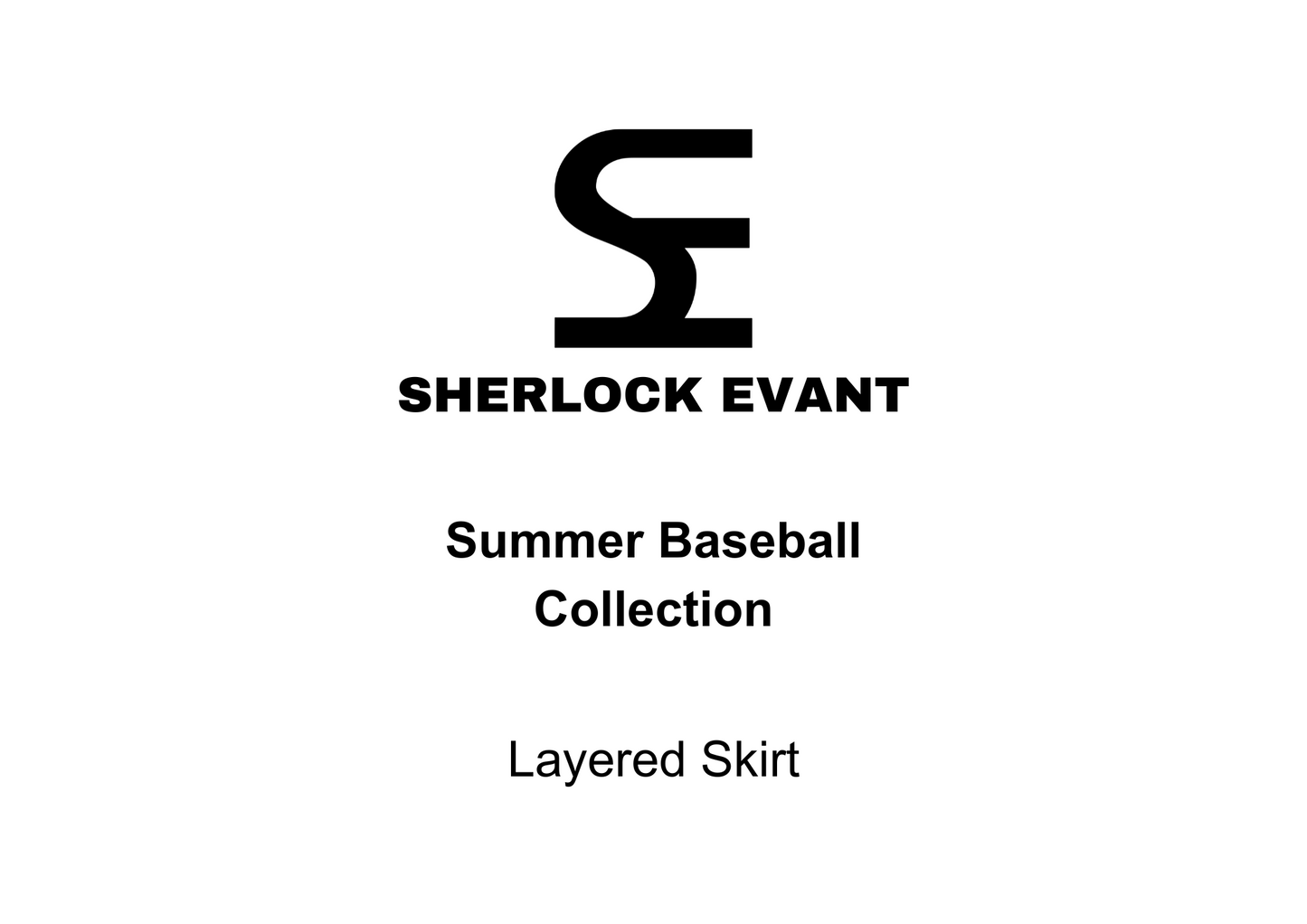 Layered Skirt TechPack - Summer Baseball Collection