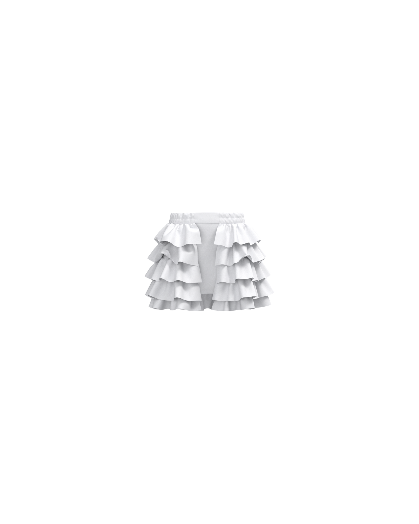 Autumn Forest Ruffle Skirt