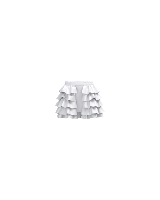 Autumn Forest Ruffle Skirt