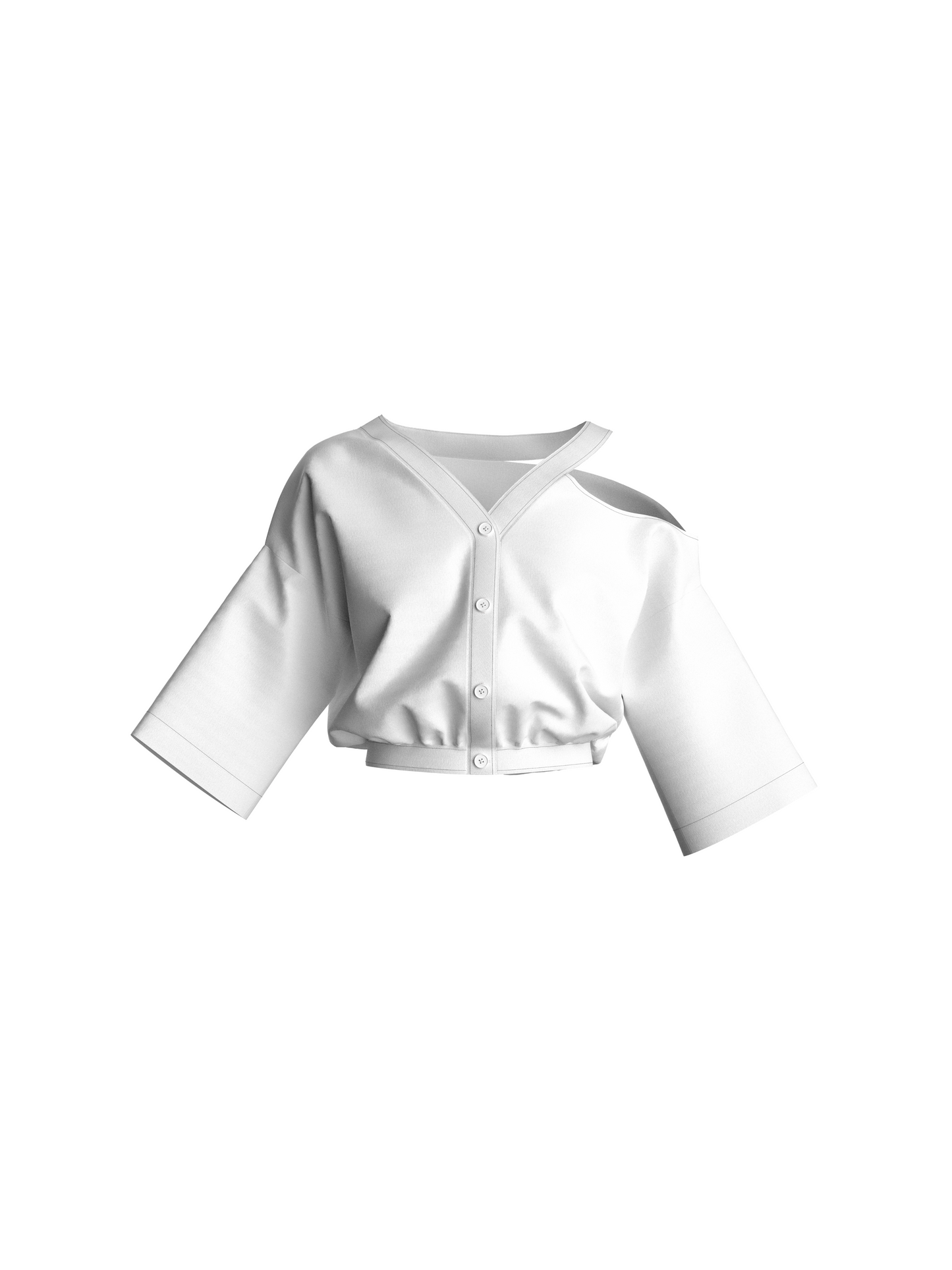 Cut-Out Crop Top TechPack - Summer Baseball Collection